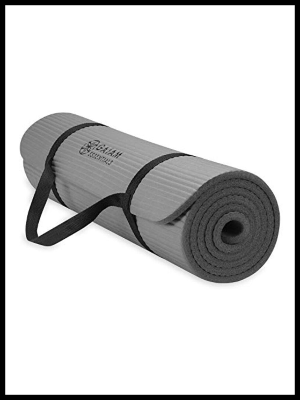 Thick Yoga Mat Extra Cushion NBR Foam Fitness Exercise Mat with Carry Strap